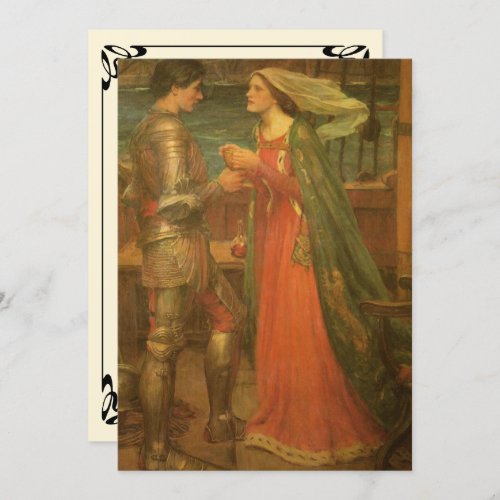 Tristan and Isolde by JW Waterhouse Wedding Save The Date