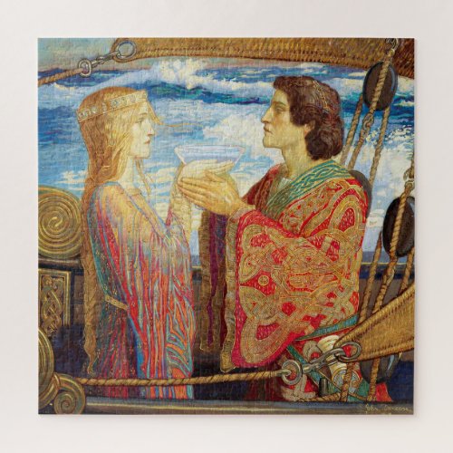 Tristan and Isolde c 1912 by John Duncan Jigsaw Puzzle