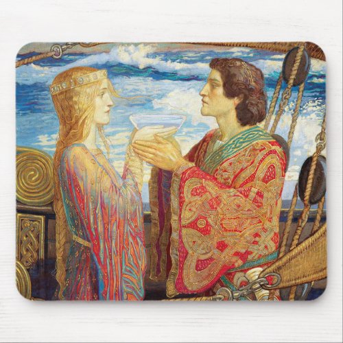 Tristan and Isolde c 1912 by John Duncan Mouse Pad