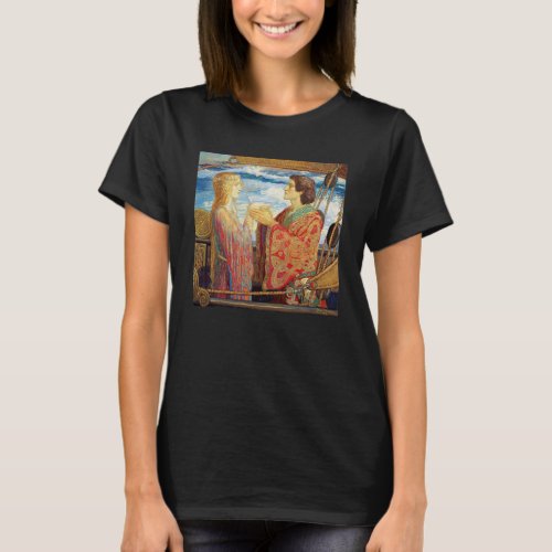 Tristan and Isolde c 1912 by John Duncan T_Shirt