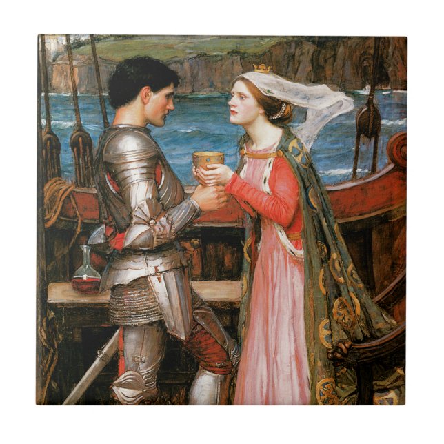 Tristan and Isolde Ceramic Tile (Front)