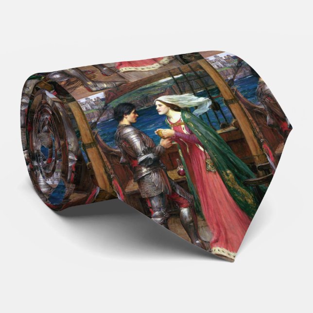 Tristan and Isolde Waterhouse Neck Tie (Rolled)