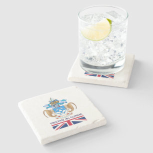 Tristan da Cunha Stone Coaster