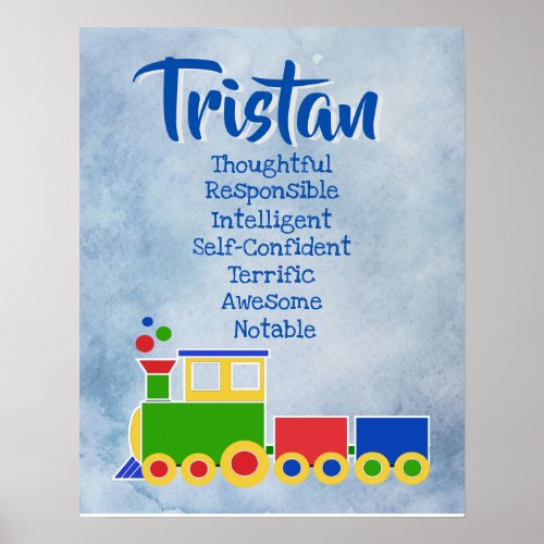 Tristan Name Poster