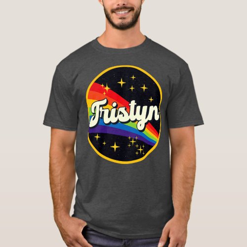 TRistyn Rainbow In Space Vintage Style T_Shirt