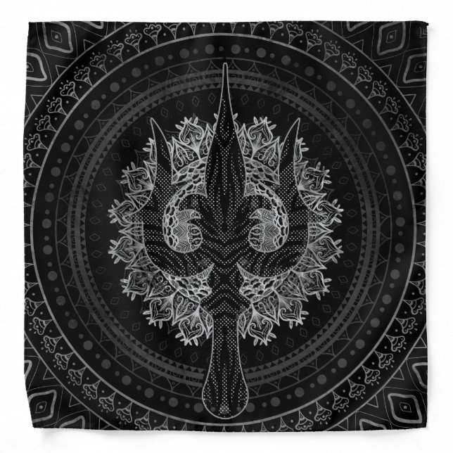 Trisula  -Trident of Shiva Bandana (Front)