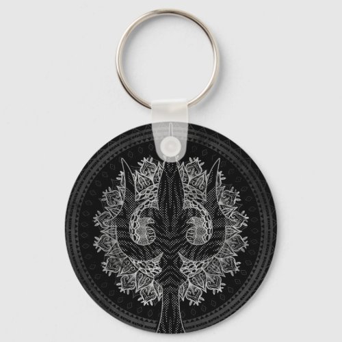 Trisula  _Trident of Shiva Keychain