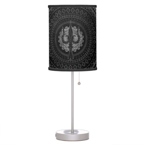 Trisula  _Trident of Shiva Table Lamp