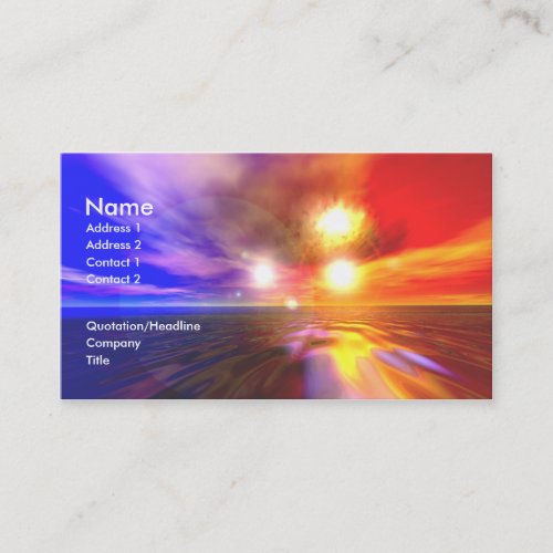 Trisuns - Business Business Card