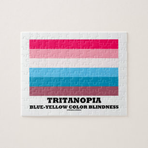 Tritanopia Blue-Yellow Color Blindness Jigsaw Puzzle