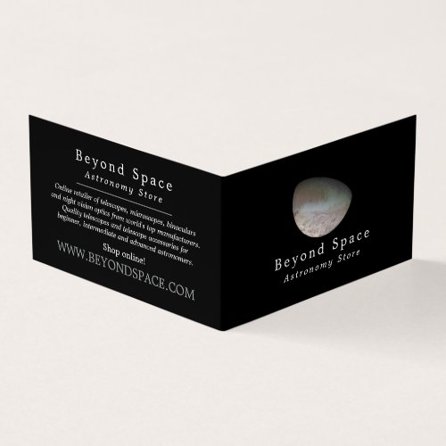 Triton Neptunes Largest Moon Astronomy Store Business Card