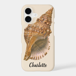 Triton Seashell Shell, Vintage Marine Ocean Animal iPhone 17 Case