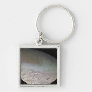 Triton, the largest moon of planet Neptune Keychain