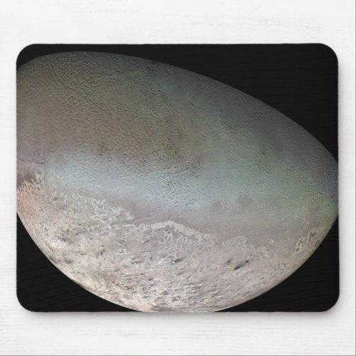 Triton the largest moon of planet Neptune Mouse Pad