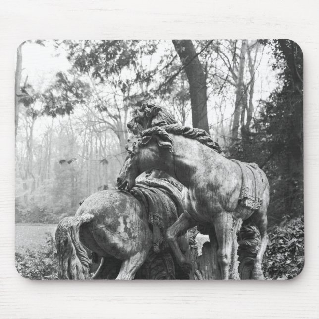 Tritons grooming two horses of the sun in mouse pad (Front)