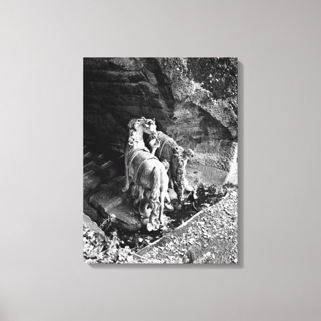 Tritons watering the horses of the sun canvas print (Front)