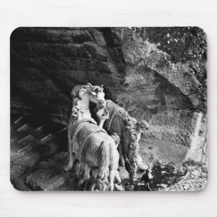 Tritons watering the horses of the sun mouse pad