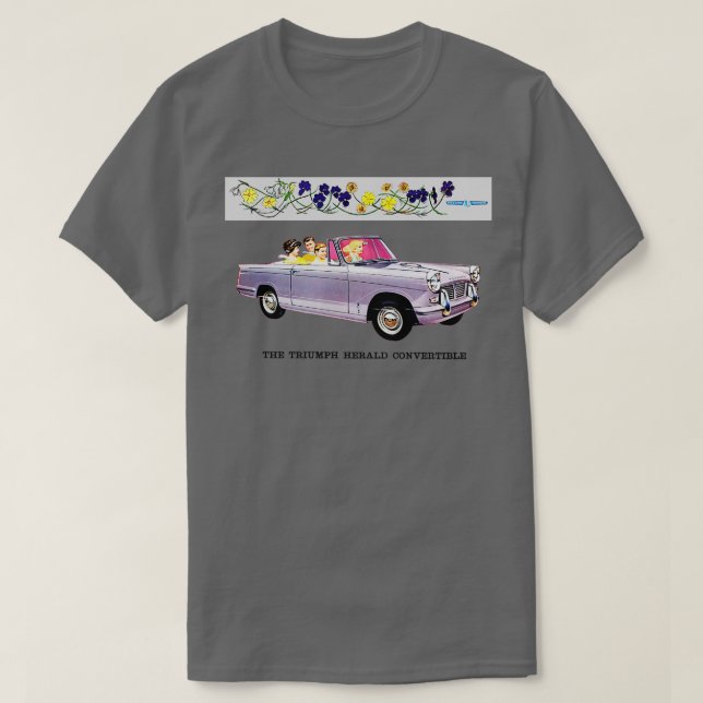 TRIUMPH HERALD advert TShirt (Design Front)