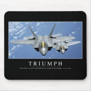 Triumph:: Inspirational Quote 2 Mouse Pad