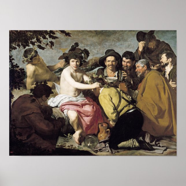 Triumph of Bacchus, 1628 Poster (Front)