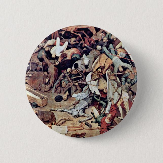 Triumph Of Death Detail By 0 (Best Quality) Pinback Button (Front)
