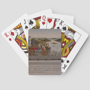 Triumph of Federigo da Montefeltro, Duke of Urbino Poker Cards