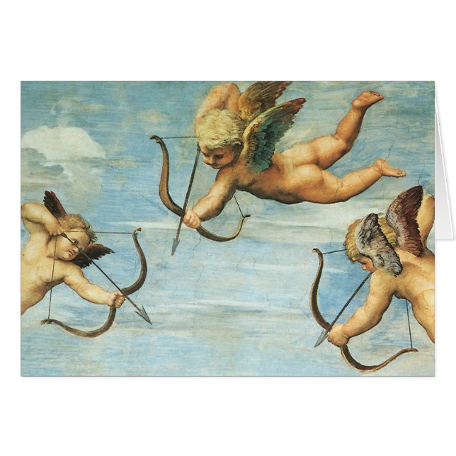 Triumph of Galatea Angels detail by Raphael Sanzio (Front Horizontal)