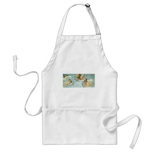 Triumph of Galatea Angels detail by Raphael Sanzio Adult Apron