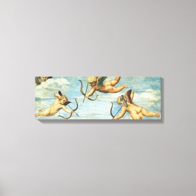 Triumph of Galatea Angels detail by Raphael Sanzio Canvas Print (Front)