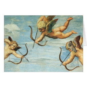 Triumph of Galatea Angels detail by Raphael Sanzio Cards