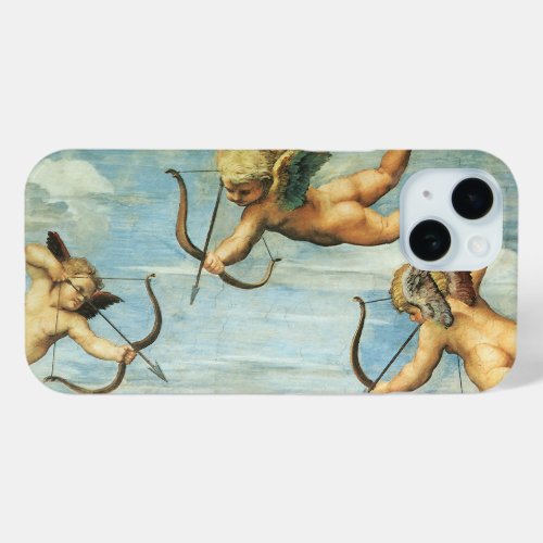 Triumph of Galatea Angels detail by Raphael Sanzio iPhone 15 Case