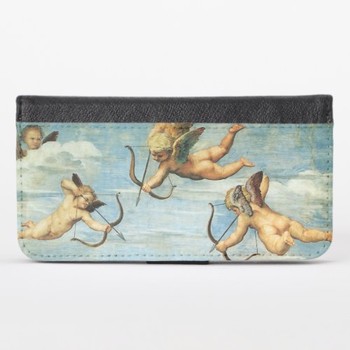 Triumph of Galatea Angels detail by Raphael Sanzio iPhone X Wallet Case