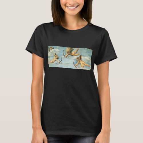 Triumph of Galatea Angels detail by Raphael Sanzio T_Shirt