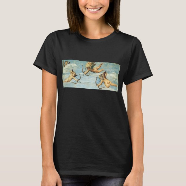 Triumph of Galatea Angels detail by Raphael Sanzio T-Shirt (Front)