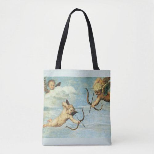 Triumph of Galatea Angels detail by Raphael Sanzio Tote Bag