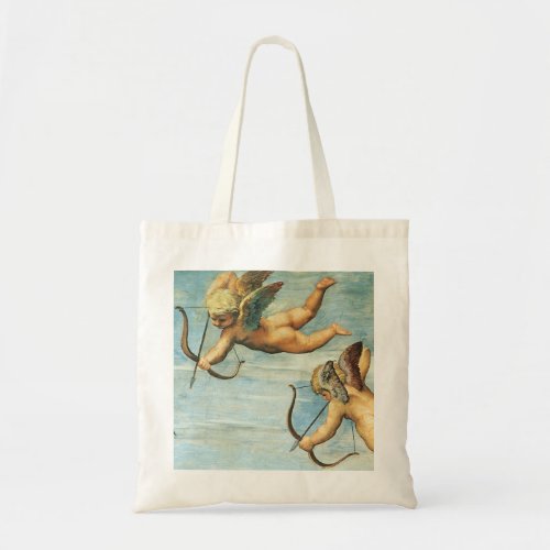 Triumph of Galatea Angels detail by Raphael Sanzio Tote Bag