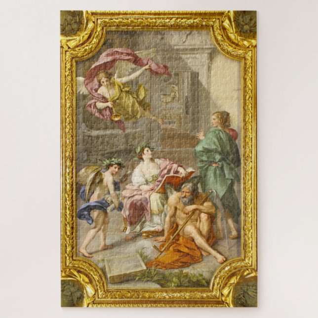 "Triumph of History Over Time" Vatican Library, Jigsaw Puzzle (Vertical)