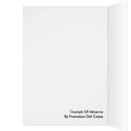 Triumph Of Minerva By Francesco Del Cossa (Inside (Left))