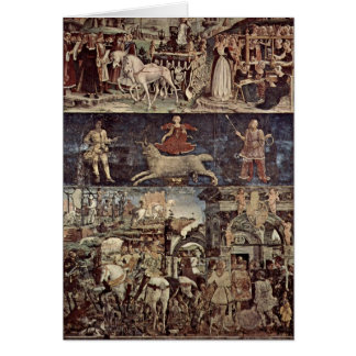 Triumph Of Minerva By Francesco Del Cossa Cards