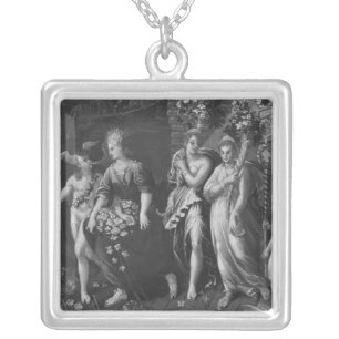 Triumph of Spring Silver Plated Necklace