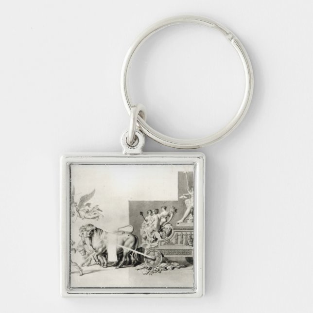 Triumph of the French People over the Monarchy Keychain (Front)