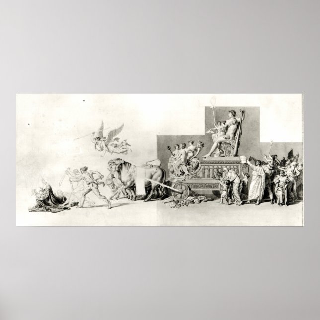 Triumph of the French People over the Monarchy Poster (Front)