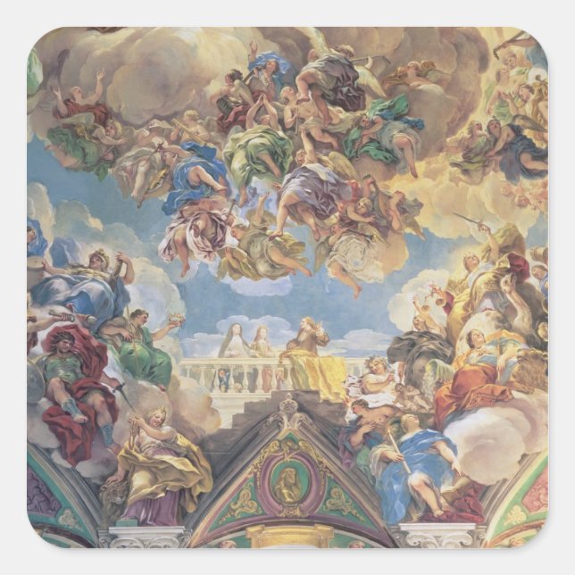 Triumph of the Hapsburgs Square Sticker (Front)