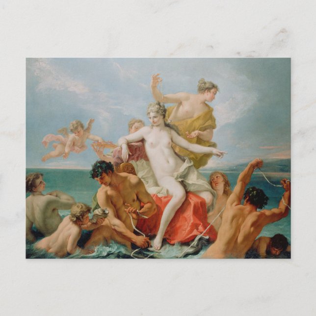 Triumph of The Marine Venus | Sebastiano Ricci Postcard (Front)
