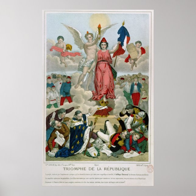 Triumph of the Republic, 1875 Poster (Front)