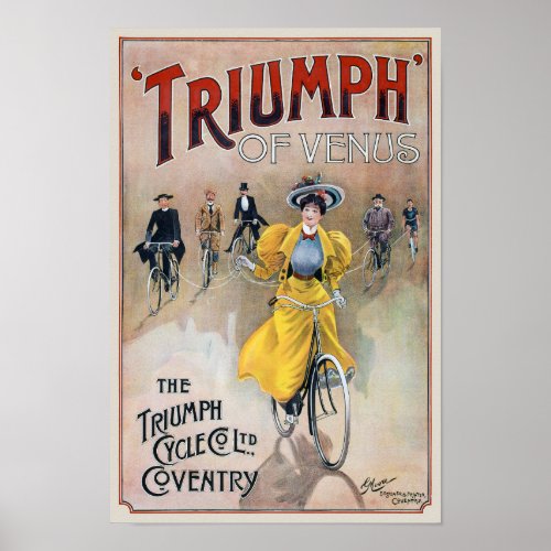 Triumph of Venus Vintage Poster 1900