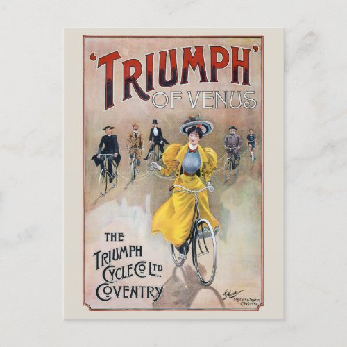Triumph of Venus Vintage Poster 1900 Postcard