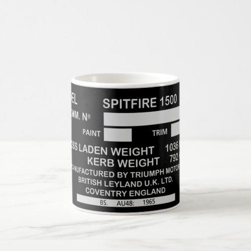 Triumph Spitfire 1500 Mug
