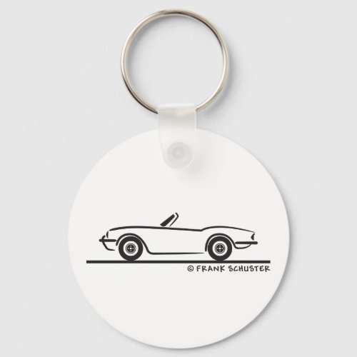 Triumph Spitfire Keychain