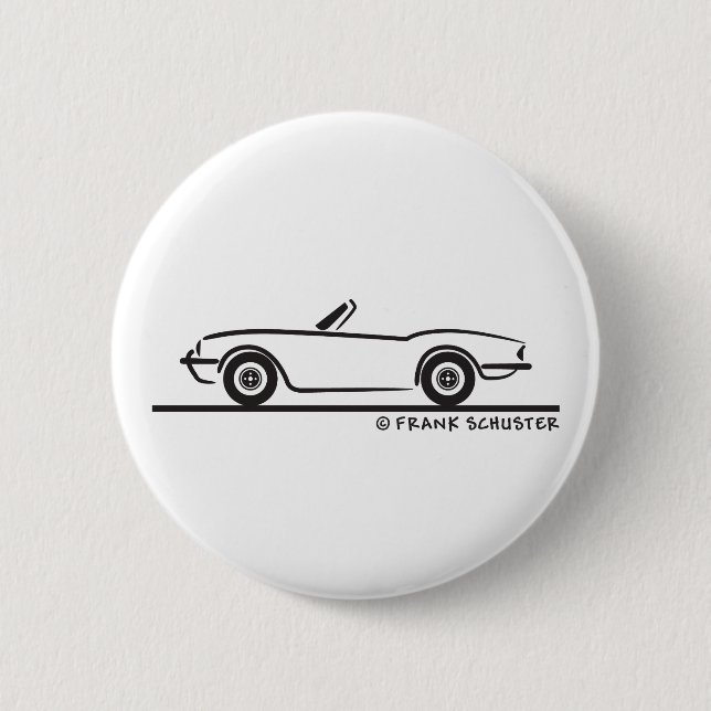 Triumph Spitfire Pinback Button (Front)